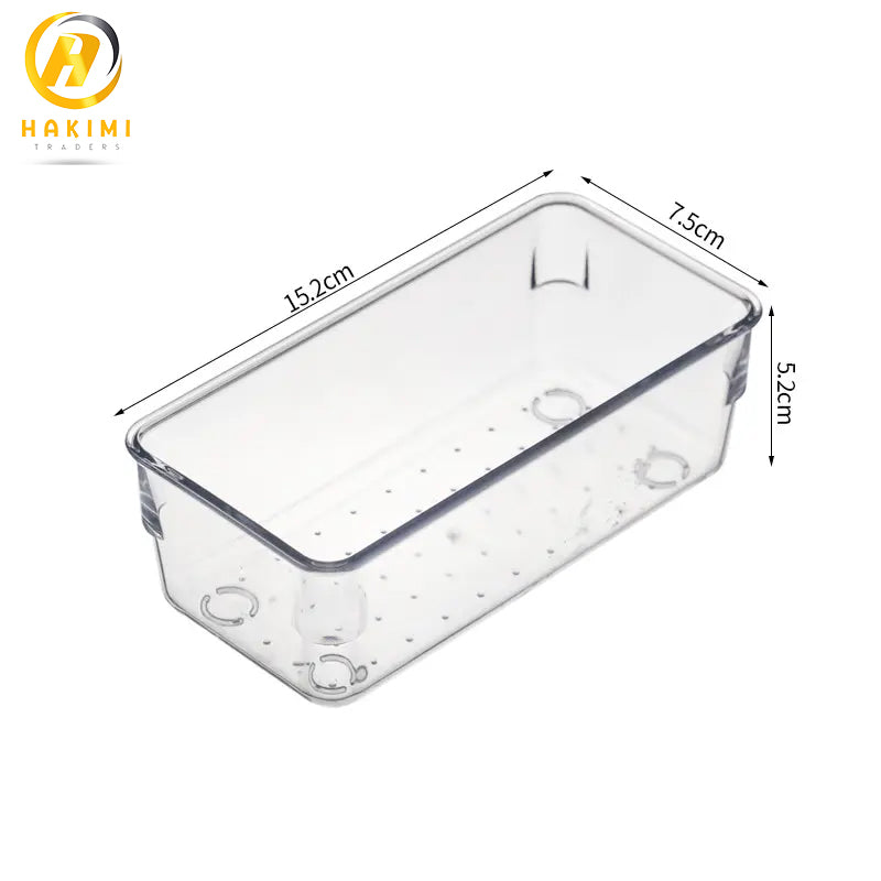 Hand Jewelry Box Portable Transparent Rectangle Storage Box