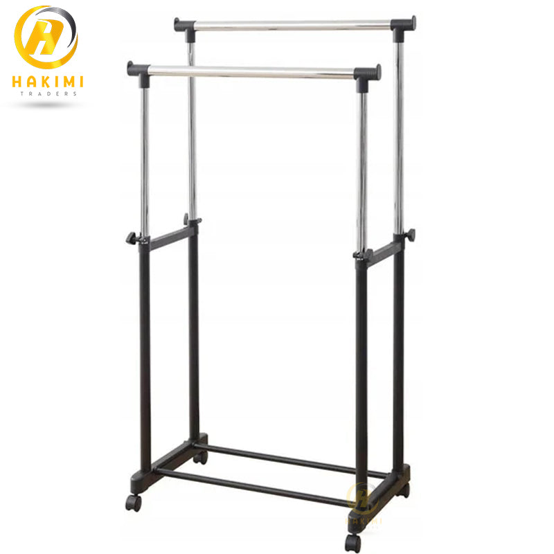 Double-Pole Telescopic Clothes-rack/High-Quality Clothes Hanger