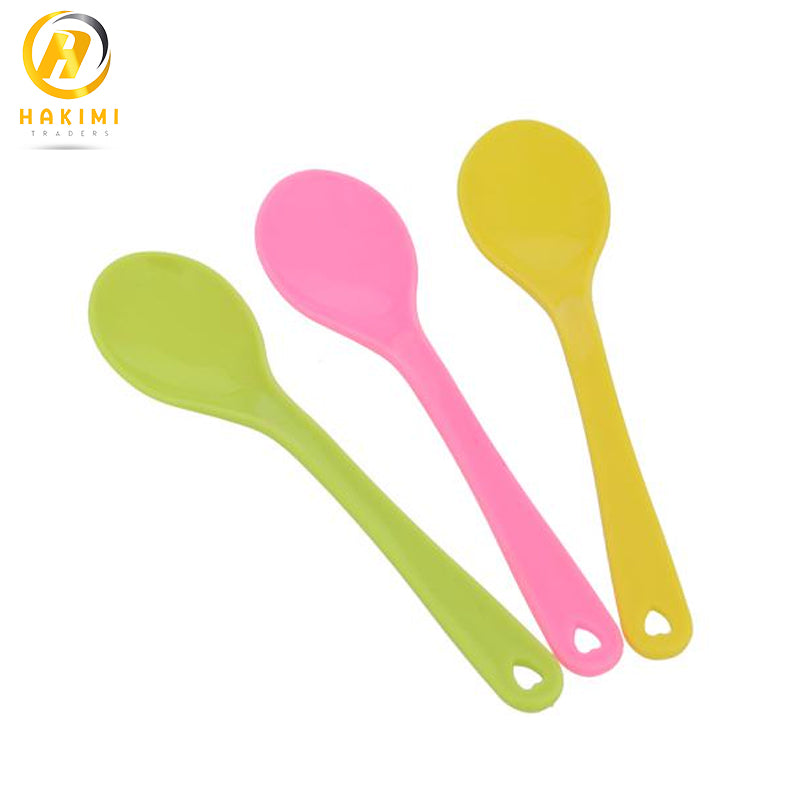 12pcs Multi-color Plastic Boutique Spoon