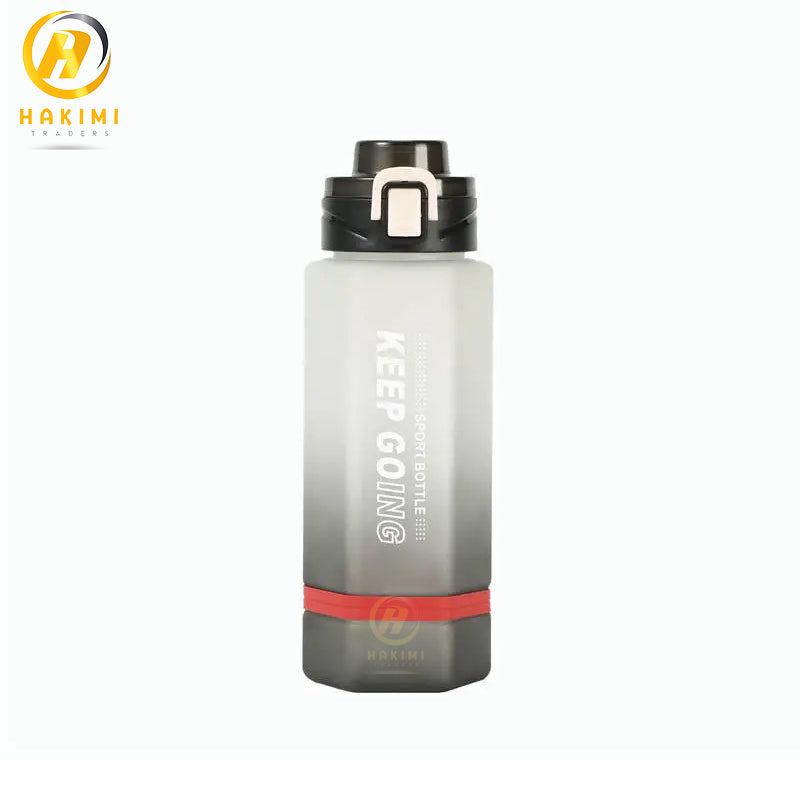Frosted Theme Hexagon Shaped Water Bottle with Infuser