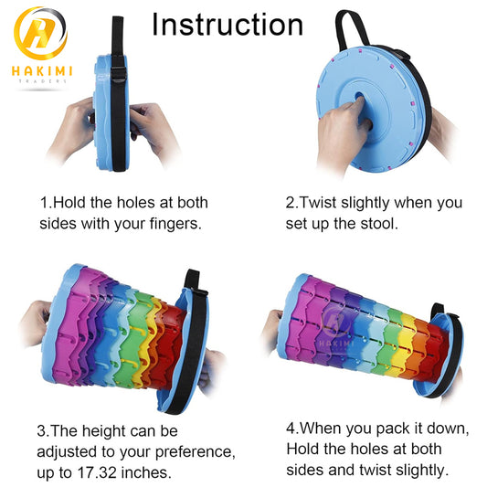 Foldable Telescopic Stool for Camping n Outdoor