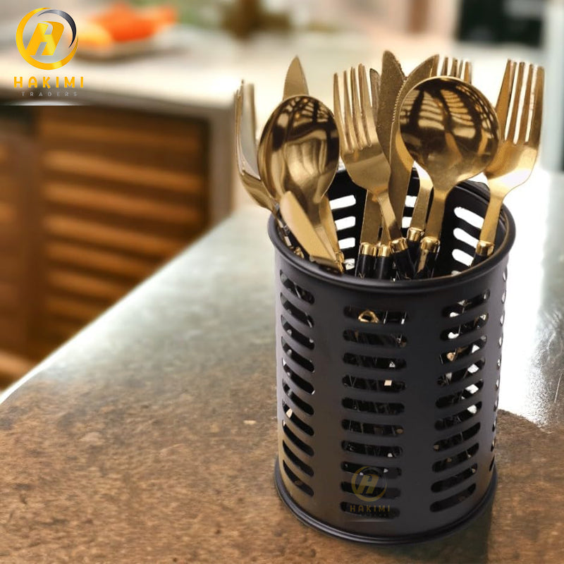 Round Cutlery Holder For Kitchen