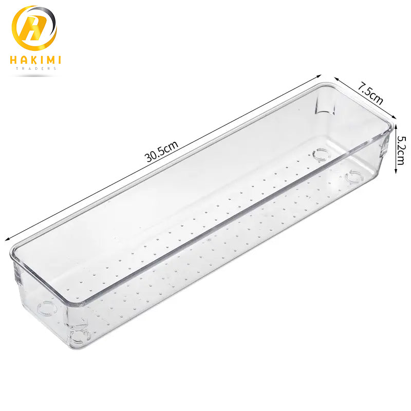 Hand Jewelry Box Portable Transparent Rectangle Storage Box