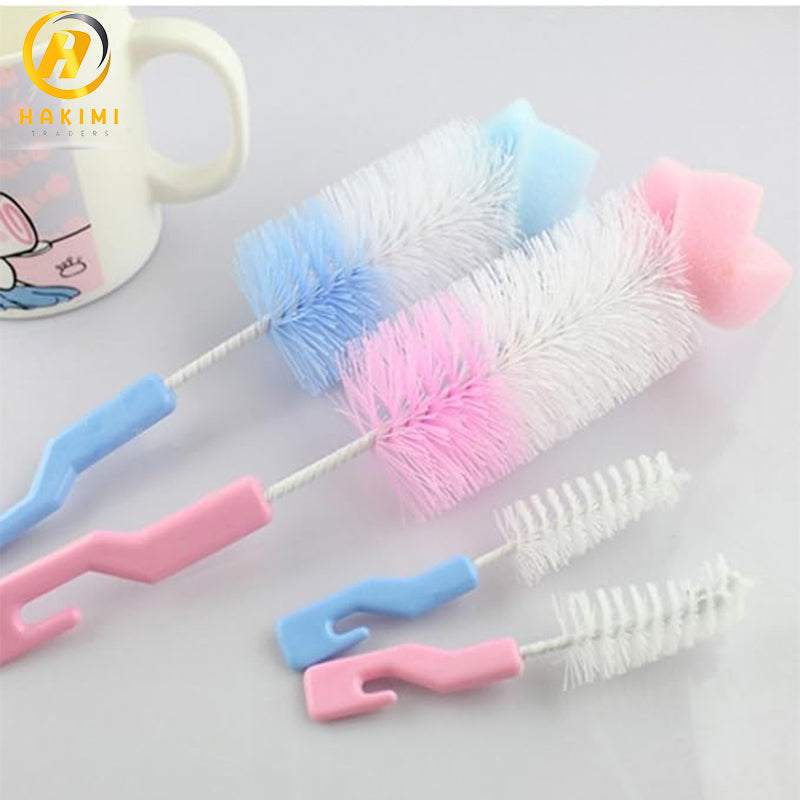 Baby Milk Bottle Cleaning Brush- 360 Cleaning- Bottle Cleaning Brush- Cleaning Brush for Kitchen