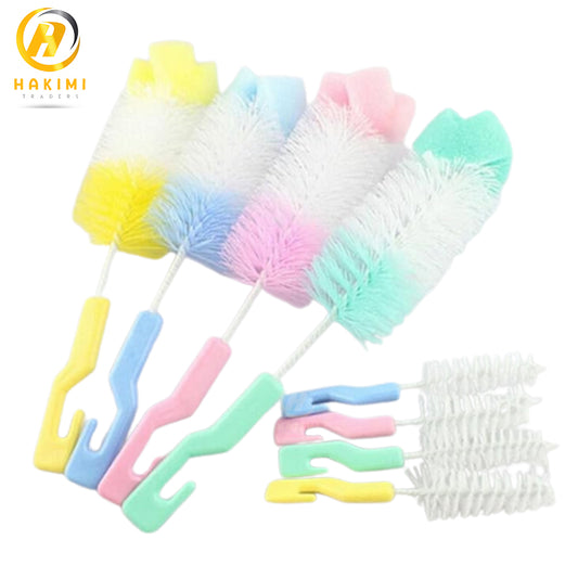 Baby Milk Bottle Cleaning Brush- 360 Cleaning- Bottle Cleaning Brush- Cleaning Brush for Kitchen