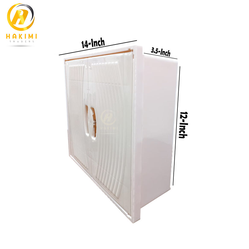 Plastic Bathroom Cabinet Two Door Washroom Cabinet for Organizing Bathroom Accessories