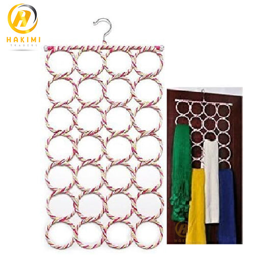 Multi-Purpose Round Hanger- Scarf Hanger- Wardrobe Organizer- Scarf, Tie, Belt Hanging Rack