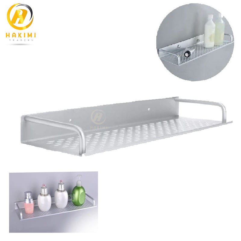 Multi-Purpose Aluminium Bathroom Shelf for Organizing Bathroom Accessories.