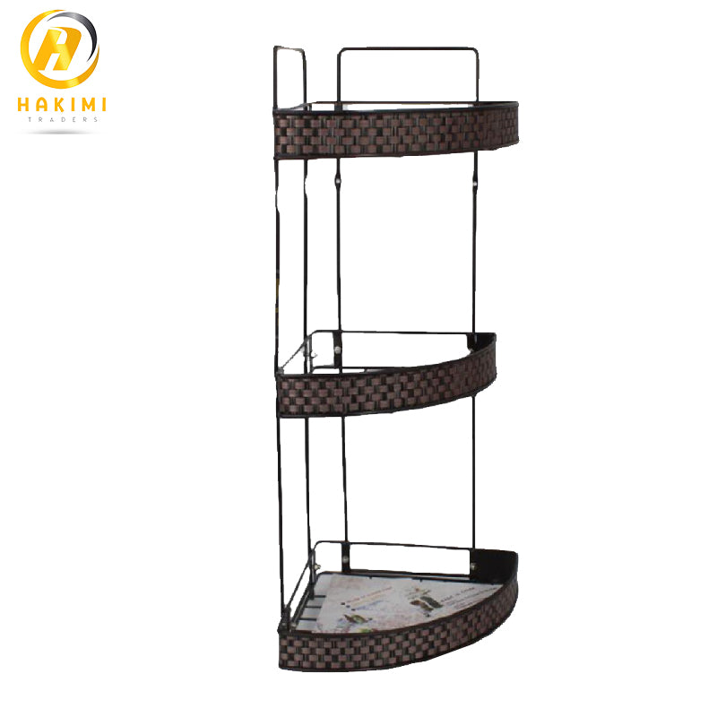 High-Quality Bathroom Corner Stand, Accessories Organizing Stand (3 Step)