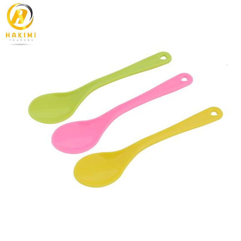 12pcs Multi-color Plastic Boutique Spoon