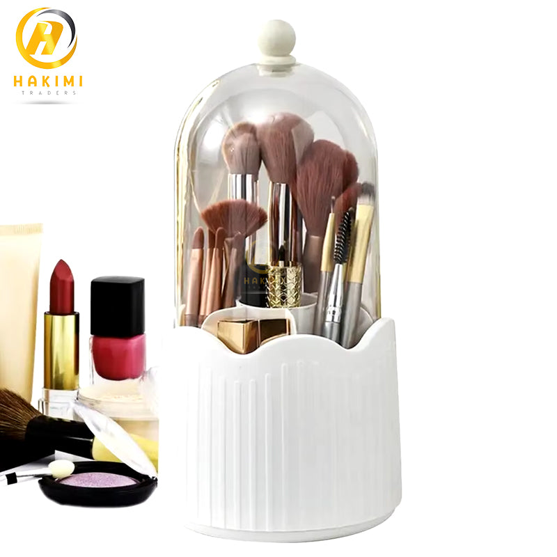 360 Rotatory Makeup and Brush Holder/Cosmetics Organizer