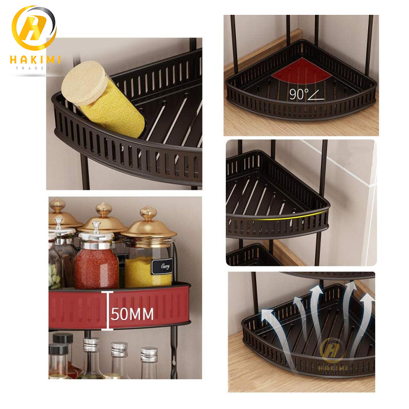 Multi-Functional Corner Stand, Accessories Organizing Stand