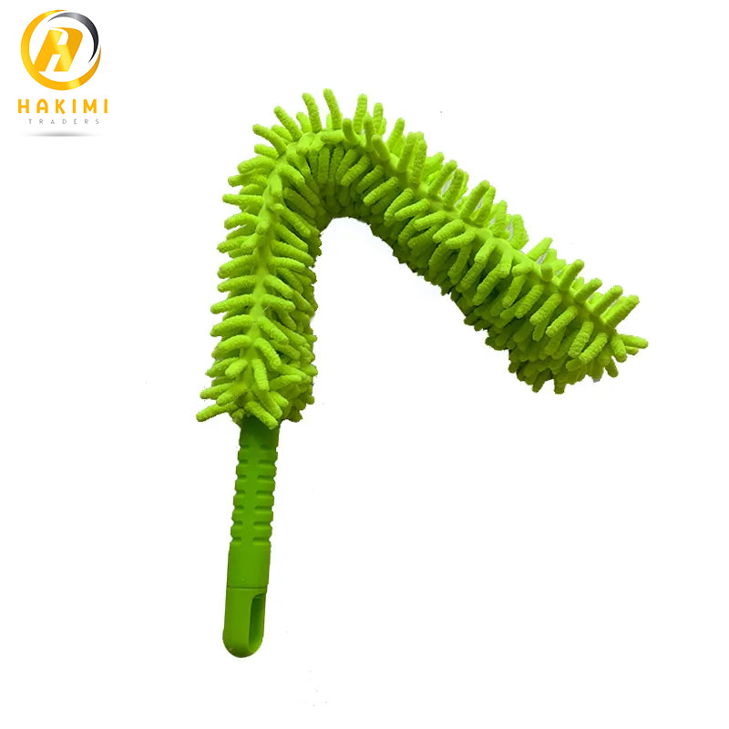 Flexible Bending Head Microfiber Fan Cleaning Duster